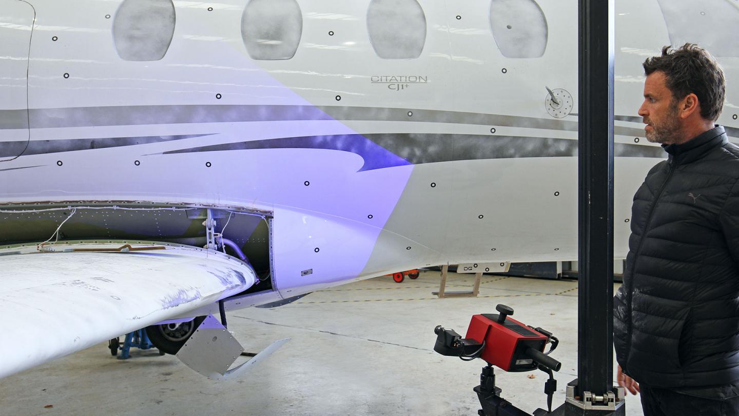 NDT Surface Inspection for Aircraft MRO