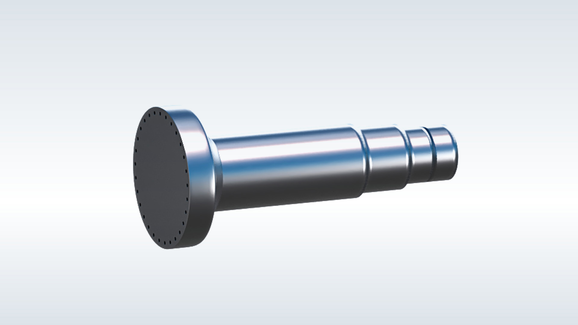 The drive train converts the rotation of the hub to the generator for power generation.