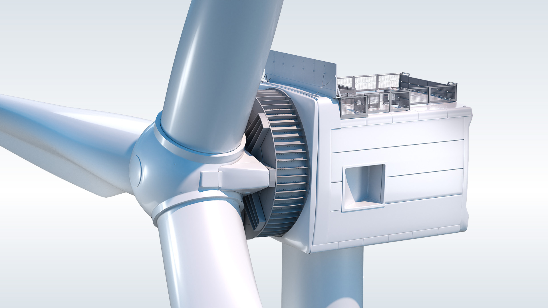 Direct drive technology describes a generator where the gearbox is built directly into or next to the hub.