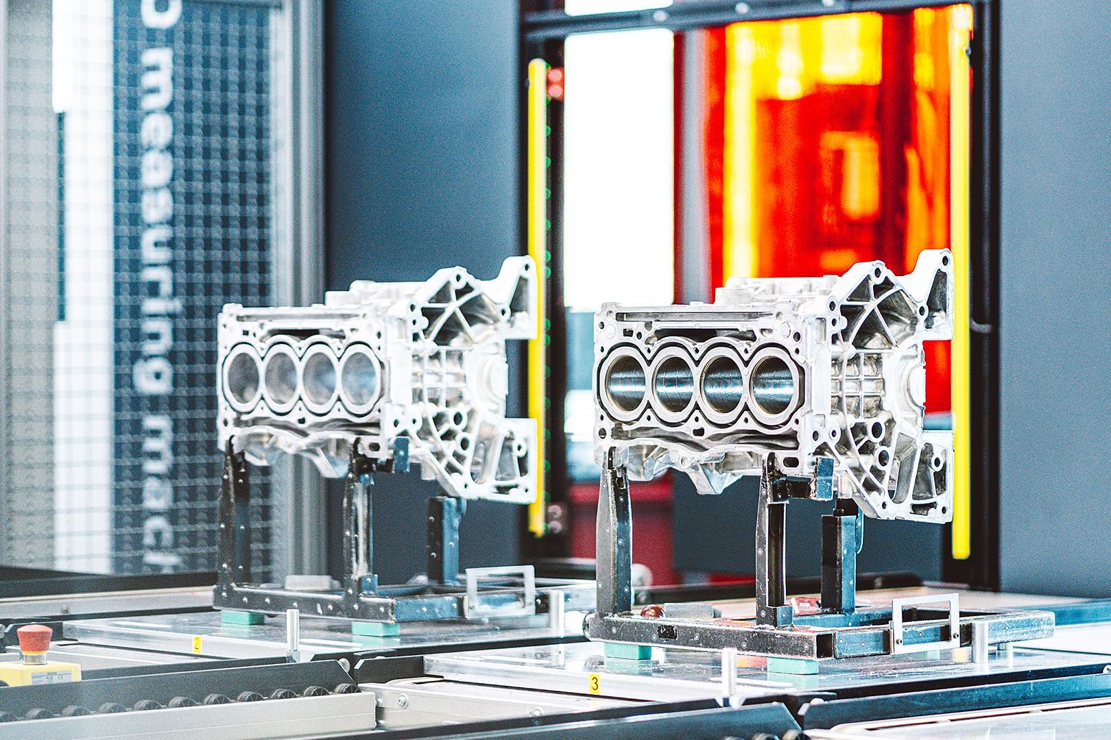 After loading the components and selecting the measurement plan, the test procedure starts fully automatically.