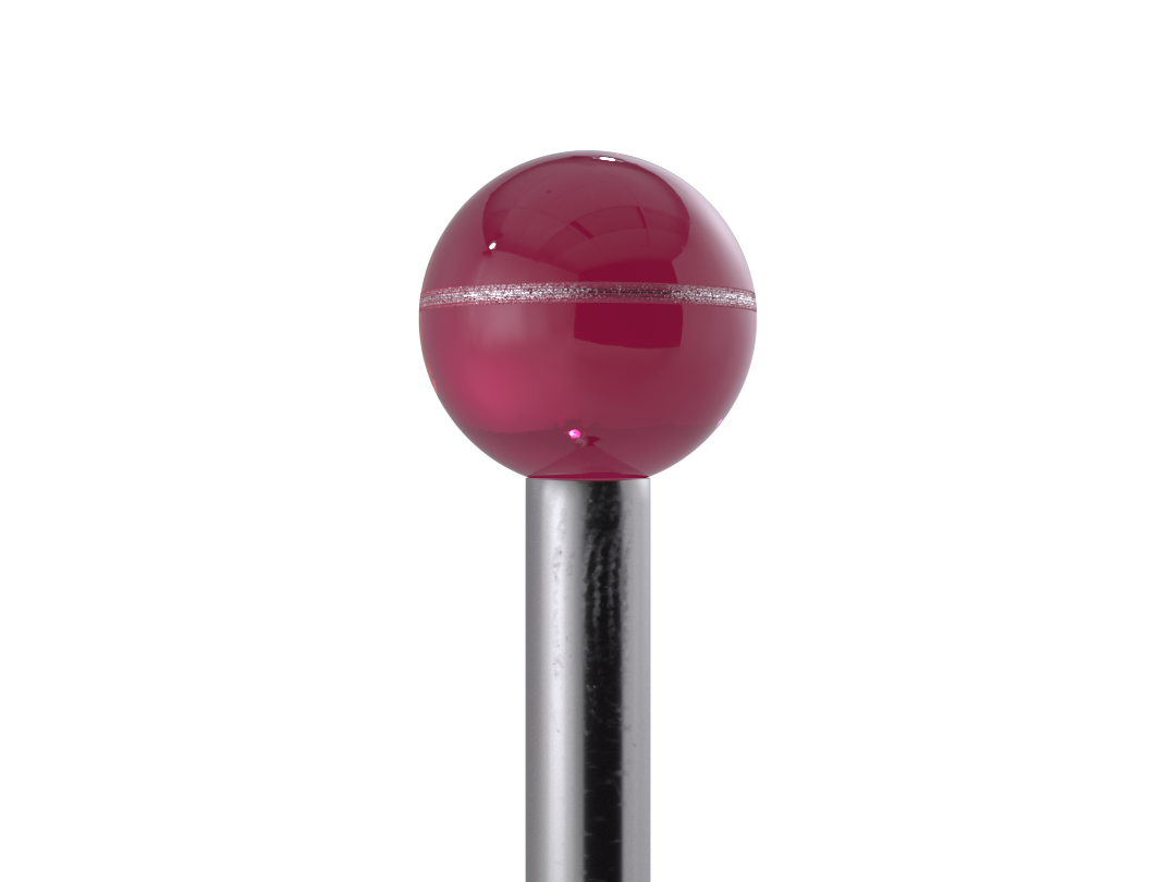 How to detect and remove material build-up on the tips of the measuring heads.