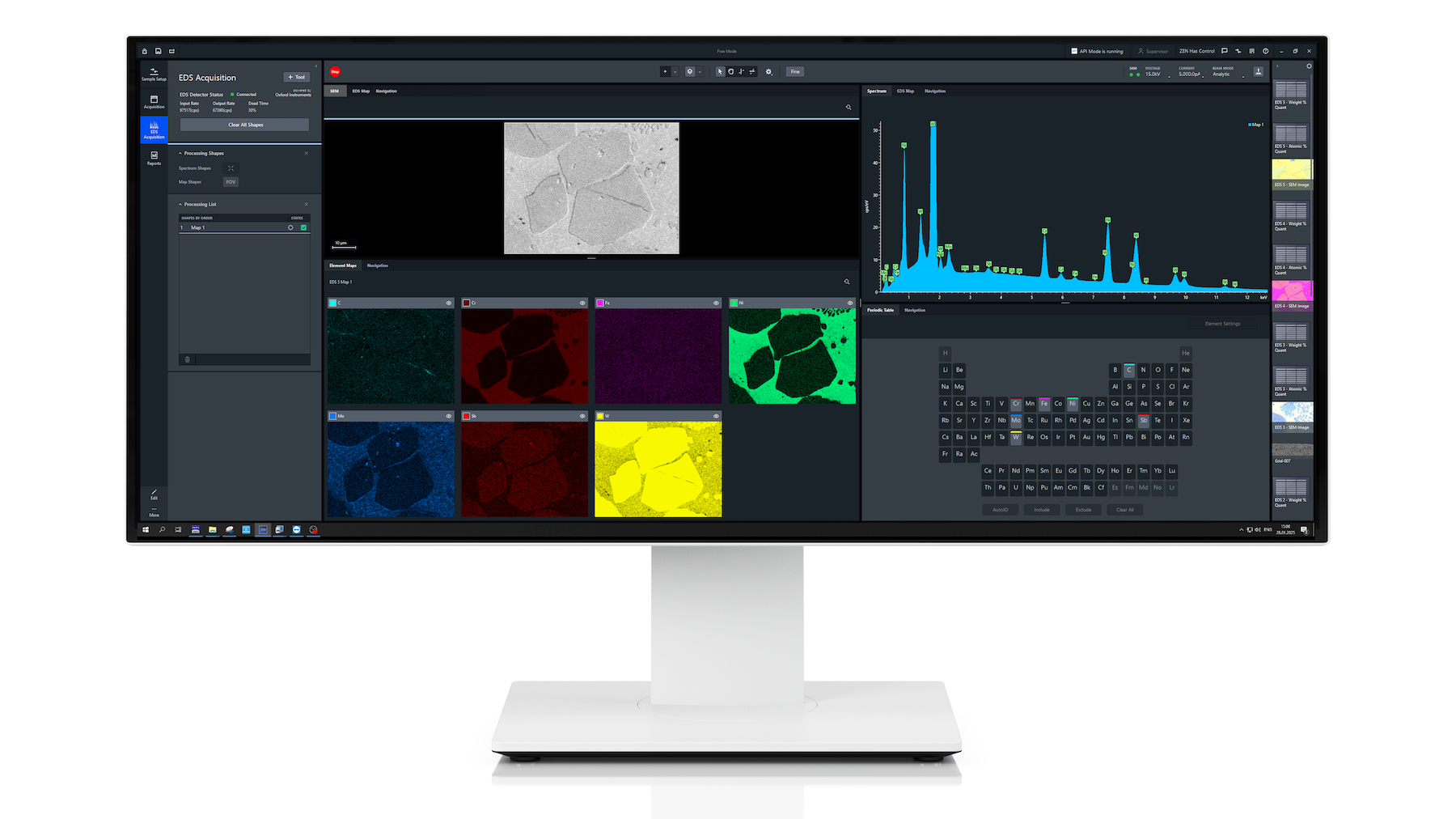 Streamlined workflows – Integrating image acquisition and ZEISS EDS Analysis