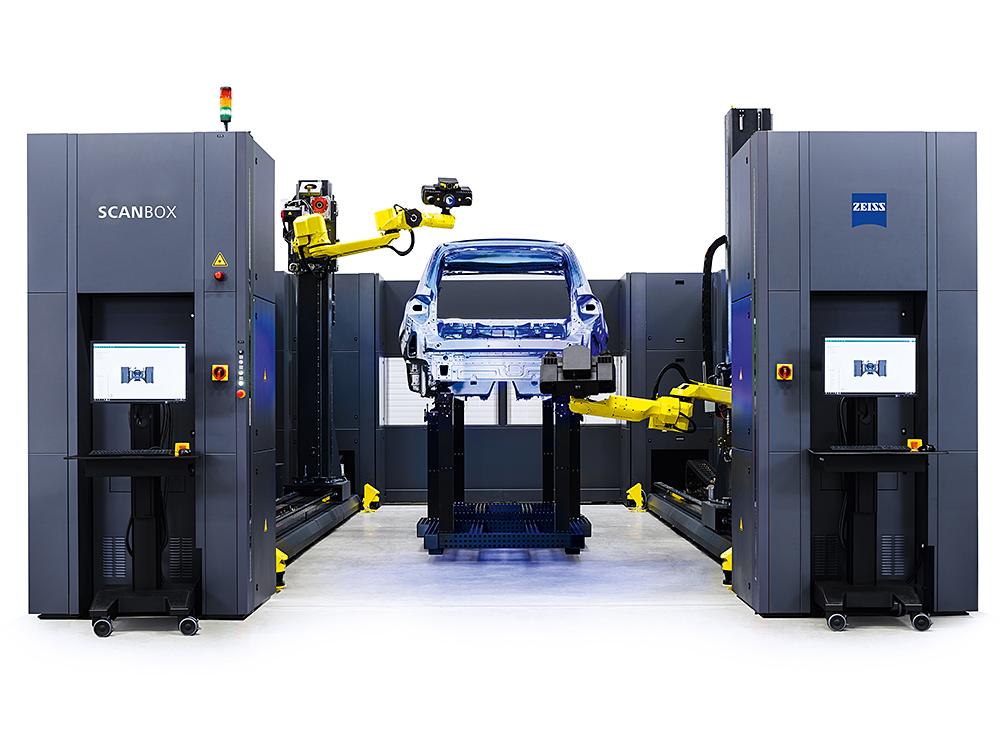 ATOS ScanBox Series 8: Double robot mode | Car body measurement