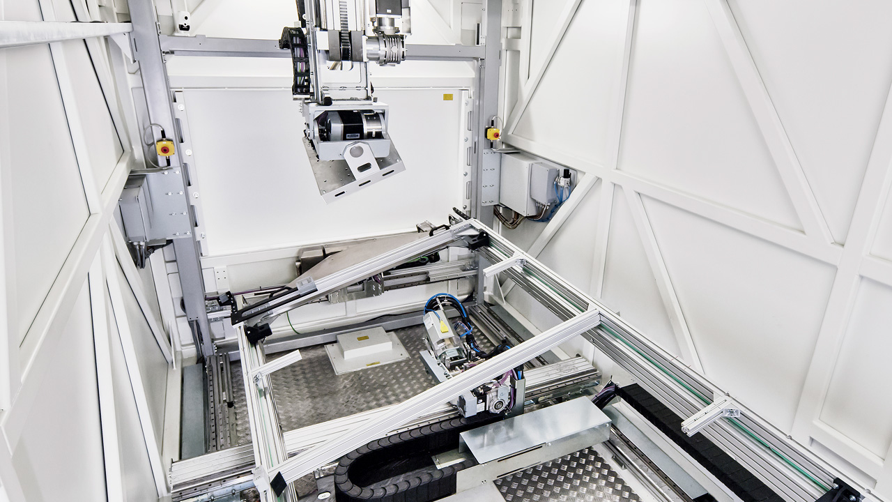 Cartesian axes for endless inspection angles