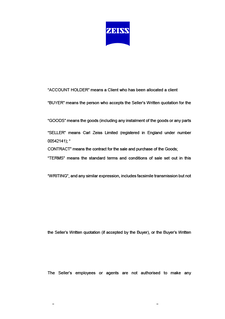 Preview image of General Terms and Conditions of Sale