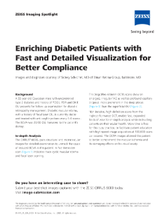 Preview image of Enriching Diabetic patients with fast and detailed visualisation for better compliance Jan 2021