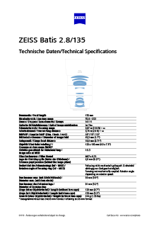 Preview image of ZEISS Batis 2.8/135
