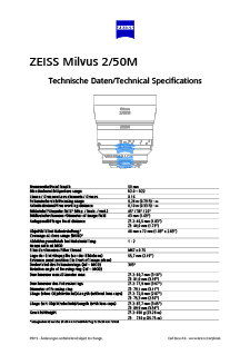 Preview image of ZEISS Milvus 2/50M