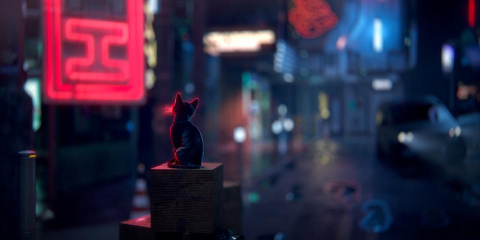 Close-up of a digitally rendered eagle's face with detailed feathers and a sharp gaze, showcasing ZEISS virtual lens technology precision.