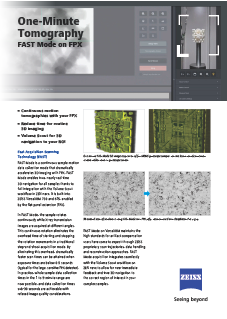Preview image of One-Minute Tomography FAST Mode on FPX