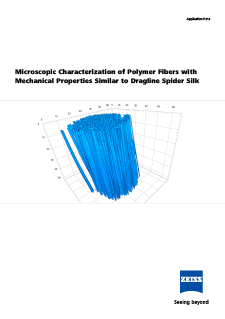 Preview image of Microscopic Characterization of Polymer Fibers with Mechanical Properties Similar to Dragline Spider Silk