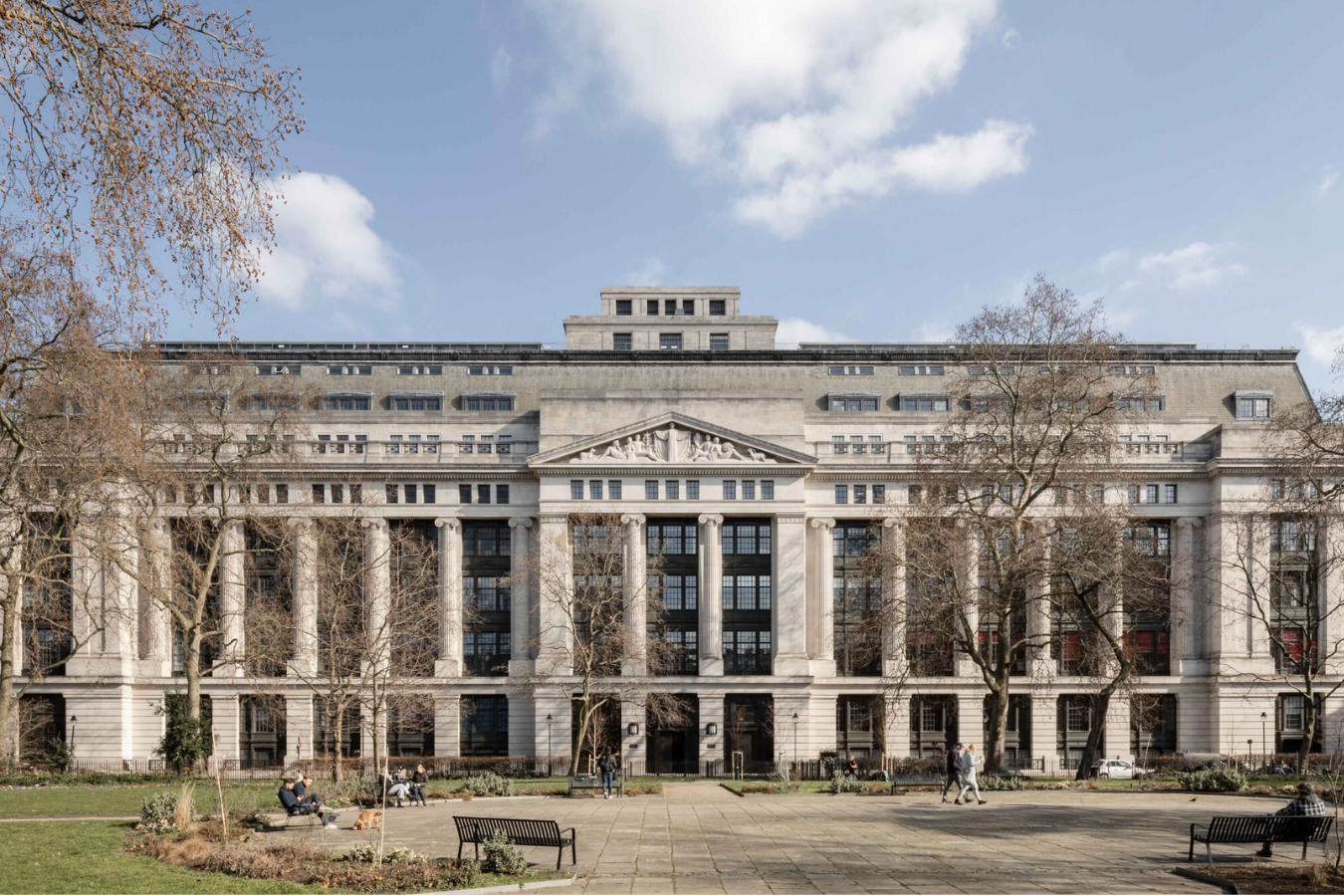 The front of Victoria House Bloomsbury London