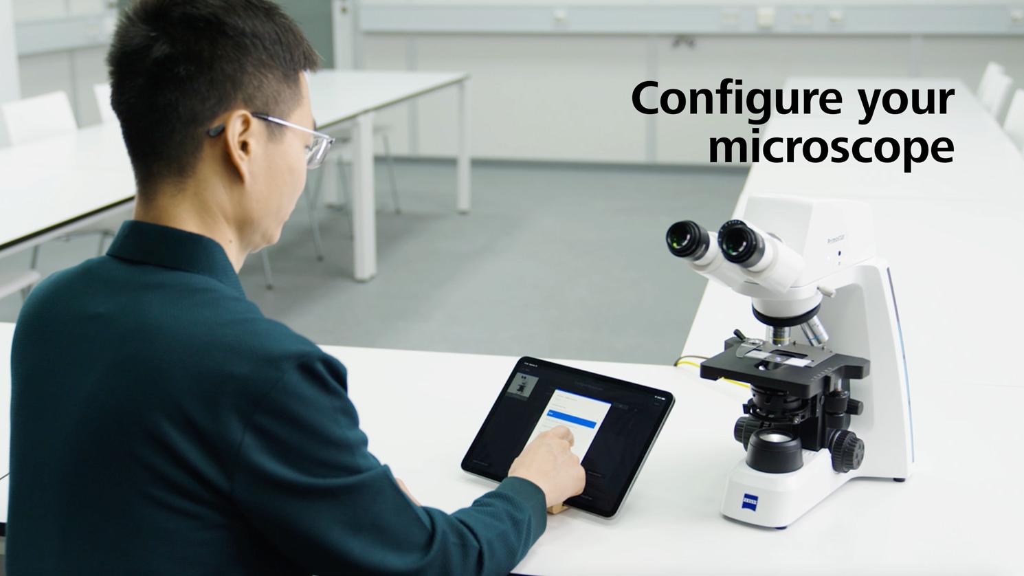 Configure your microscope
