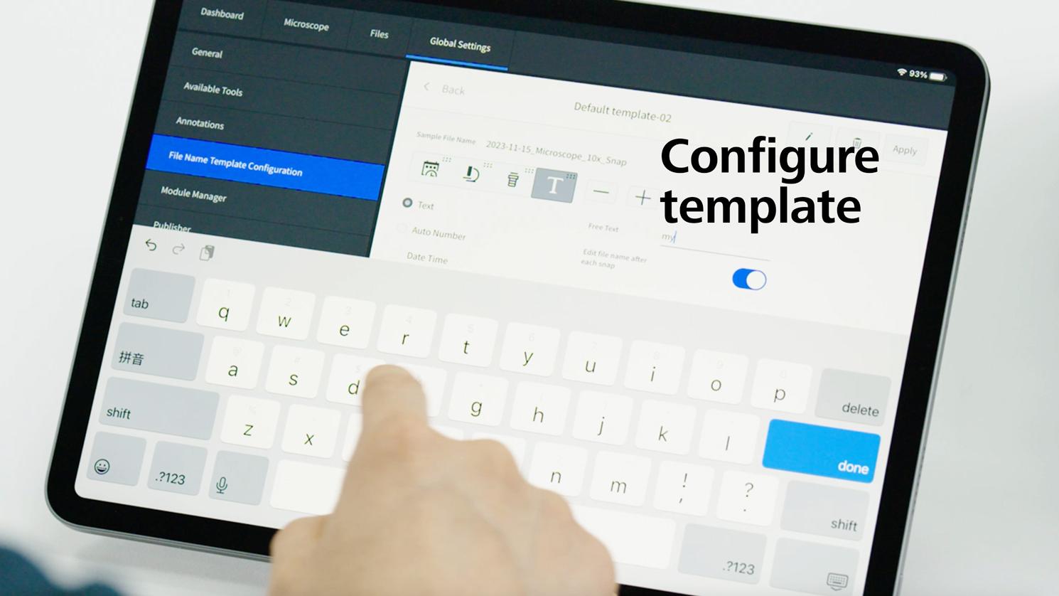 Configure your templates