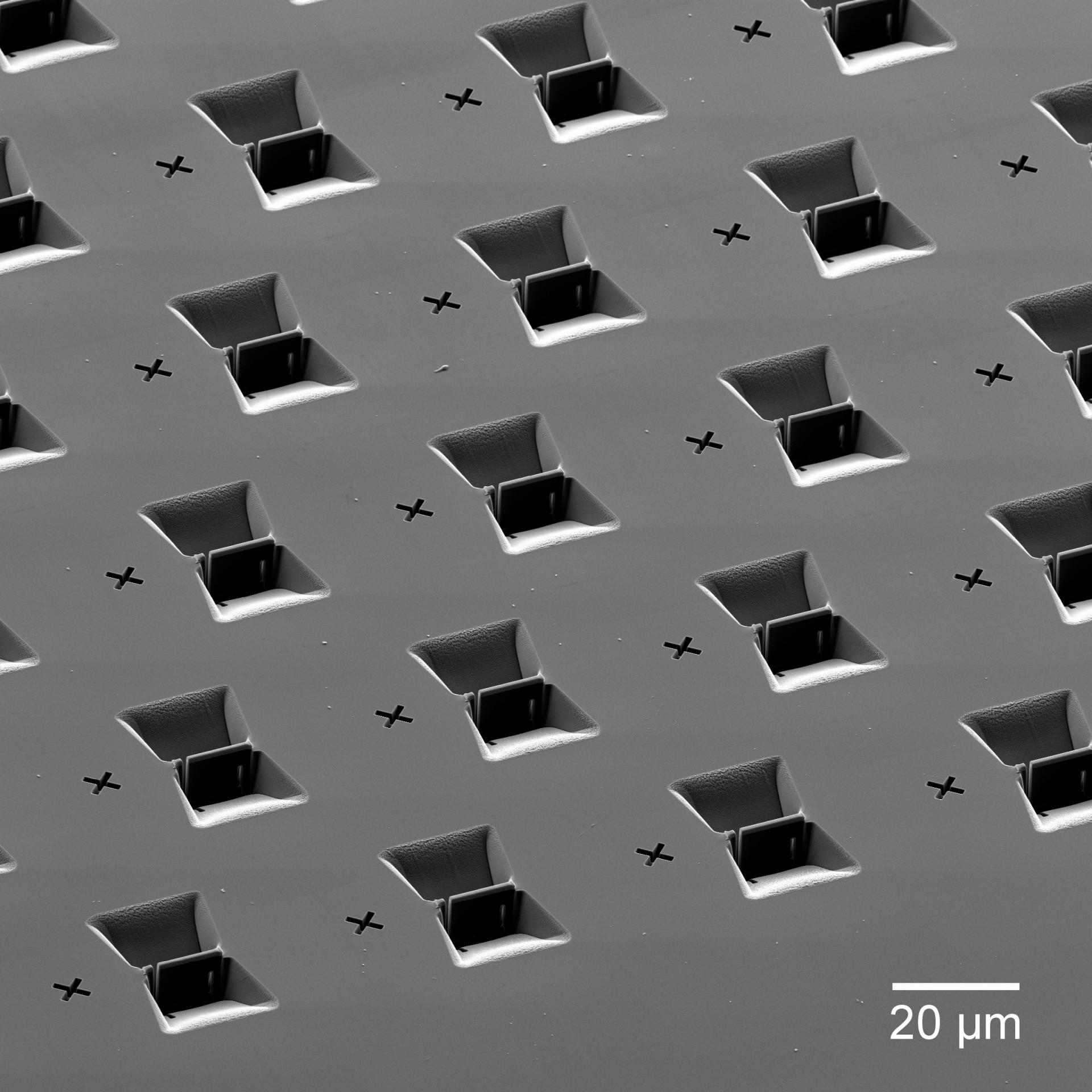 Multi-Site lamella preparation in silicon using ZEN TEM Prep module in ZEN core.