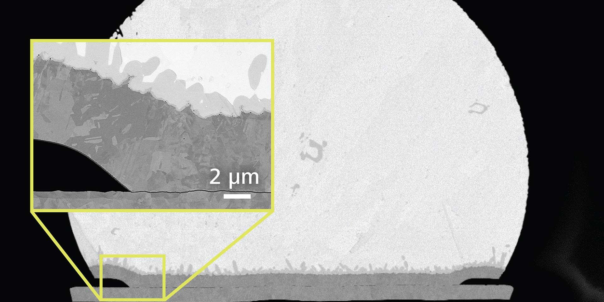 Flip-chip solder bump Courtesy: ZEISS RMS. CGI created by OLIKA 3D, DE.