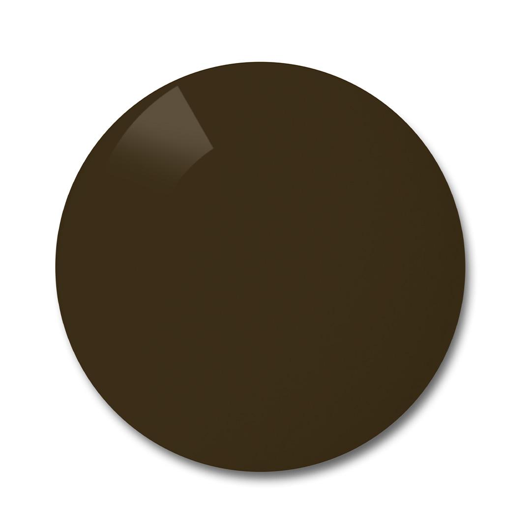 ZEISS Polarised lens in a rich brown solid tint.
