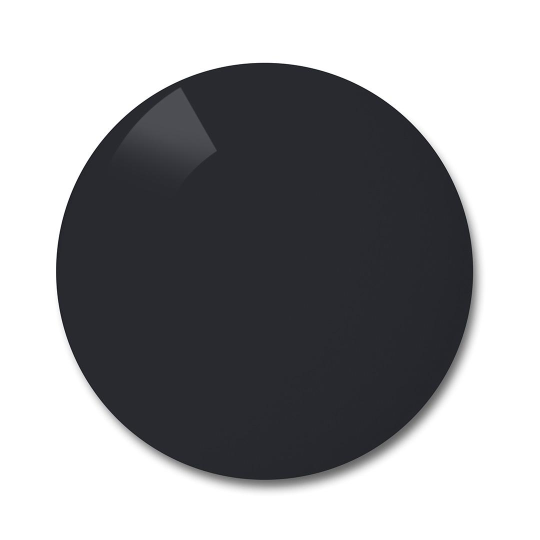 ZEISS Polarised lens in a dark grey solid tint.