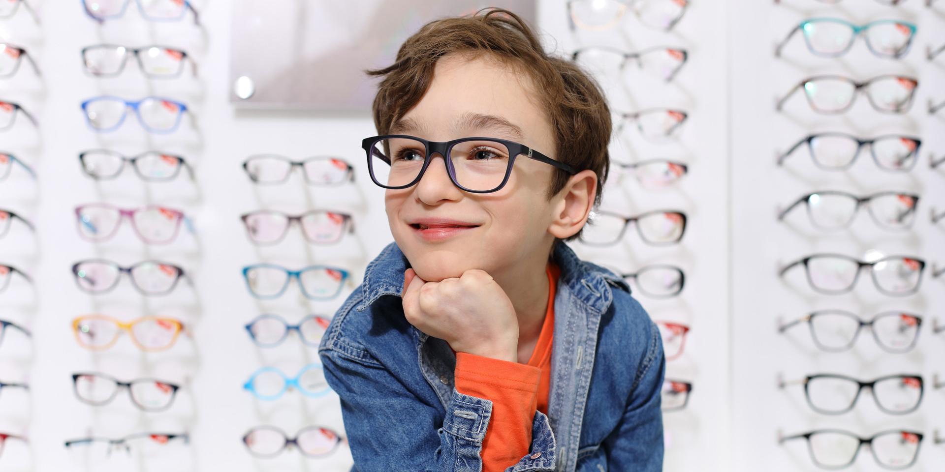 The right spectacle frames for children