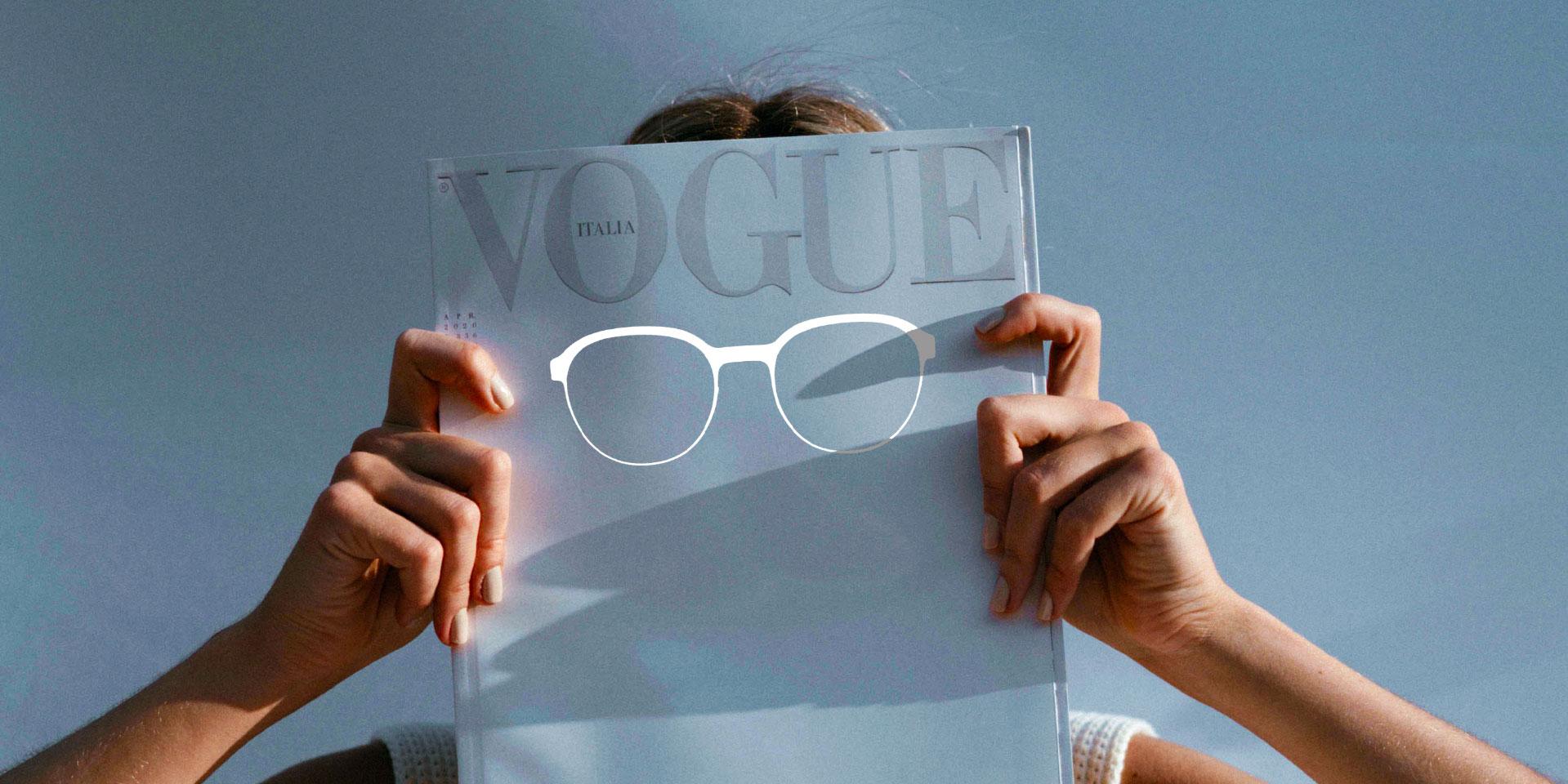 Wearing glasses for distance store